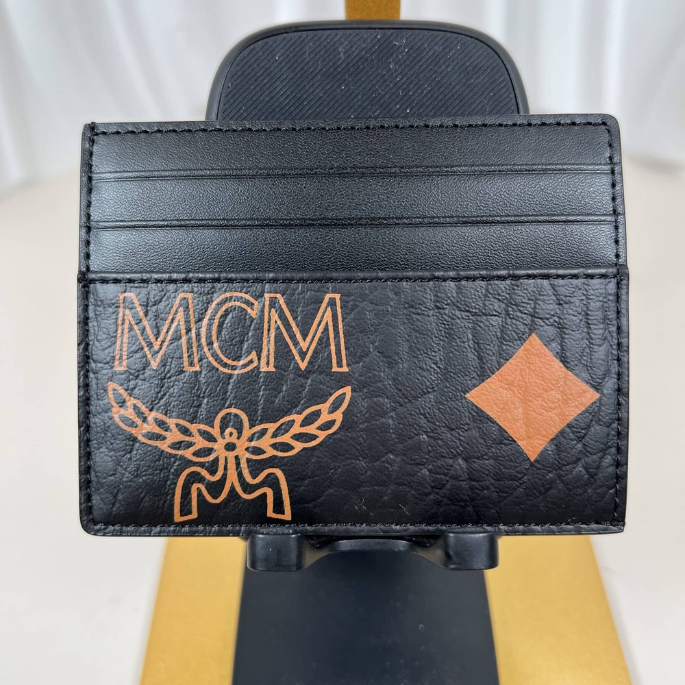MCM Aren Maxi Visetos Card Case NWT
